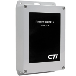 Power Supply, Input 120VAC (or 240VAC), Output 24VDC, 3.2 Amp, polycarbonate NEMA 4X enclosure