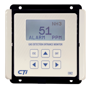 Gas Detection Entrance Monitor, LCD 24Vdc (does not include detector or power supply)