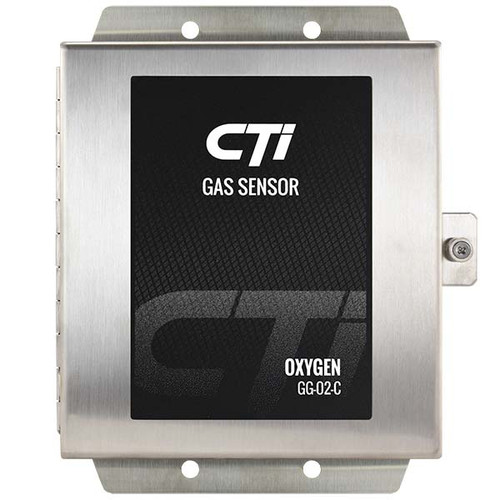 Gas Sensor, Oxygen 15-25%, rugged stainless steel enclosure, 4/20 mA output