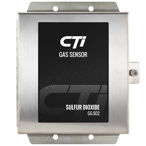 Gas Sensor, Sulfur Dioxide 0-20 ppm, 4/20 mA output, stainless steel enclosure