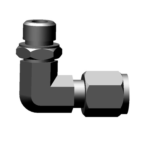 Threaded Elbow, 3/8 90 Deg