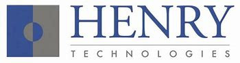 henry technologies logo in blue letters 