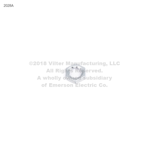 rod lock nut from vilter, 3/8''