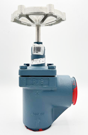 a200sh valve, blue painted, handwheel