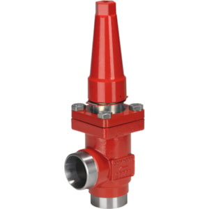Danfoss 1-1/4" Angle Valve, Socket Weld, Seal Cap