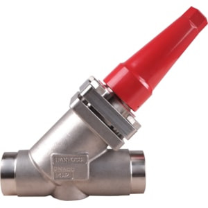 1-1/4" Globe Valve, Stainless Steel, Butt Weld, Seal Cap