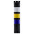Stacklight, 120Vac LED Flashing 3-way Blue Yellow White with Buzzer