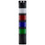 Stacklight, 120Vac LED Flashing 4-way Green Blue Red White with Buzzer