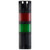 Stacklight, 120Vac LED Flashing 2-way Green Red with Buzzer