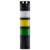 Stacklight, 24Vdc LED Flashing 3-way Green Yellow White with Buzzer