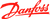 red logo of danfoss with white background