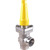 1" Angle Hand Expansion Valve, Stainless Steel, Cone Size A, Socket Weld, Seal Cap
