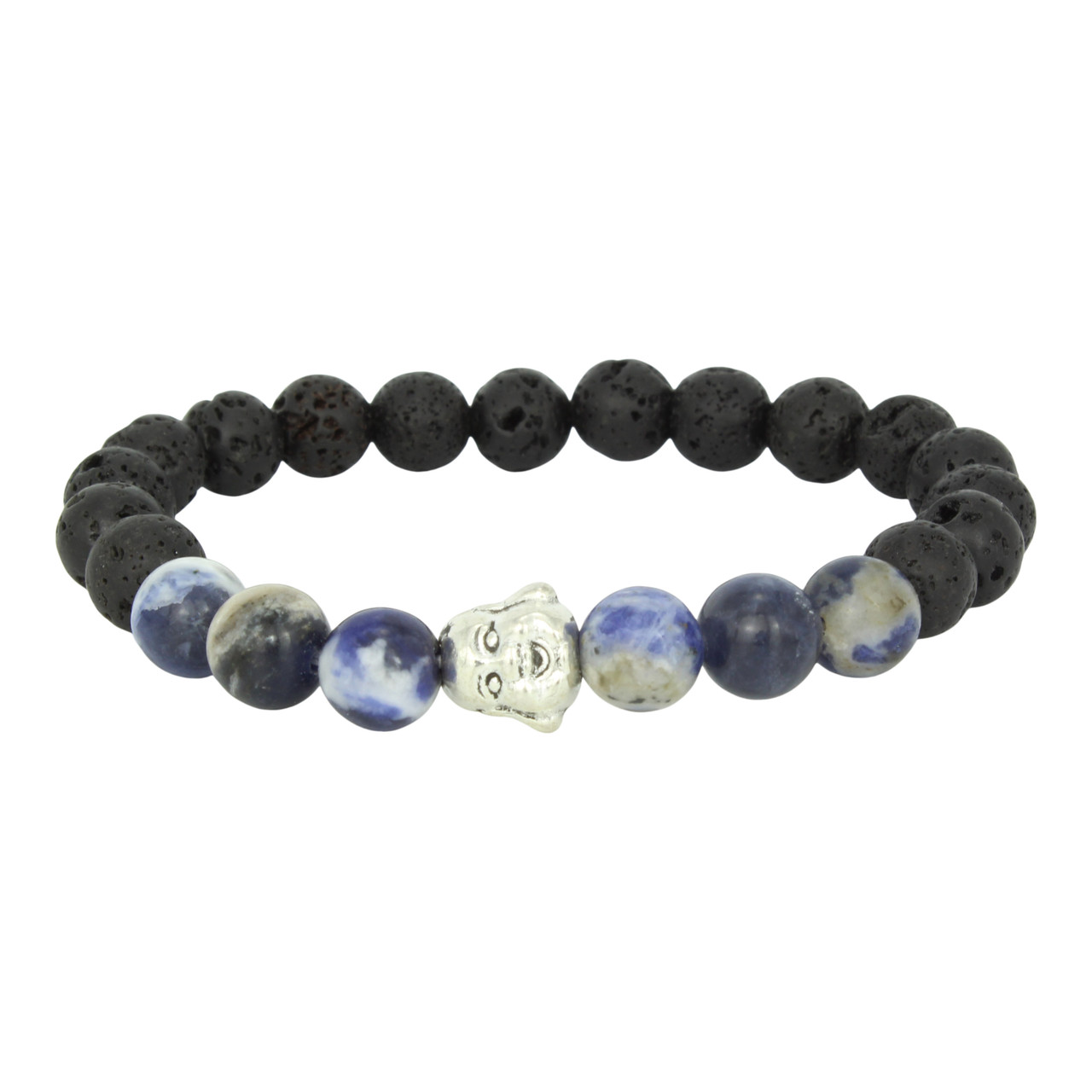 Amazon.com: BERGERLIN Amethyst bracelet with natural stone pearls and Buddha  head pearl: Clothing, Shoes & Jewelry