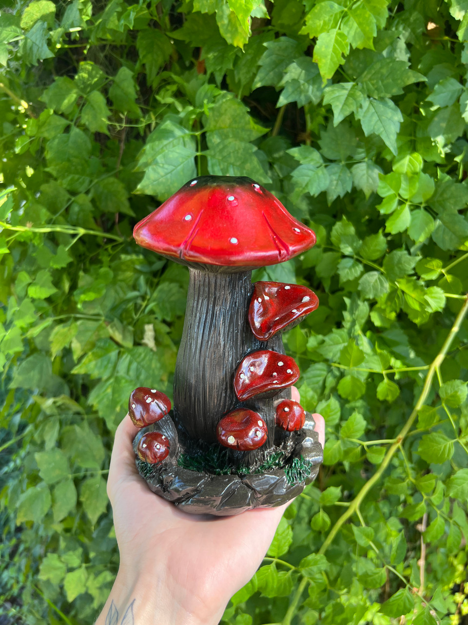 Large Mushroom Backflow Cone Incense Burner