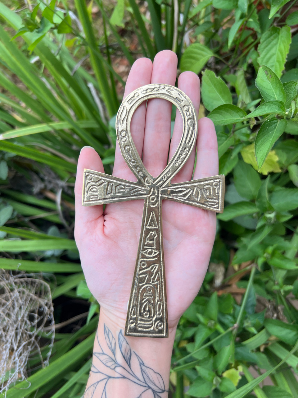 Ankh Cross African Protection Necklace Brass Ankh (Sizes Vary)