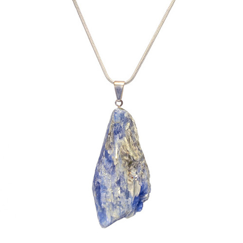 Kyanite Raw Crystal Pendant Necklace