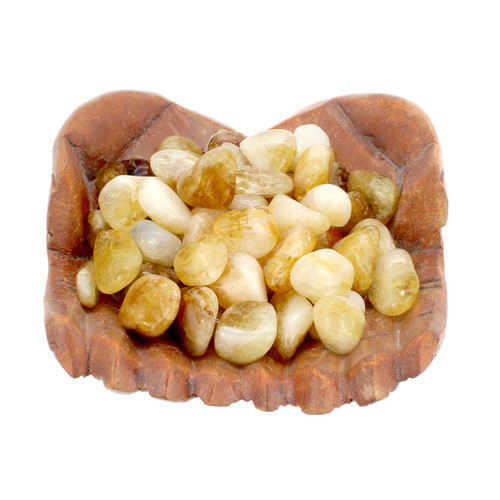 Citrine 
A prosperity stone, attracting good fortune, luck and personal power. Carrying the power of the sun, its bright energy activates the Solar Plexus Chakra. Helps to bring feelings of happiness, joy and clarity. A stone of manifestation, offering new beginnings and a fullness of life.