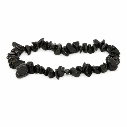 Black Obsidian Chip Bracelet