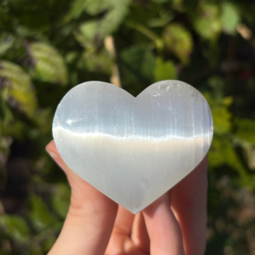 Selenite Heart