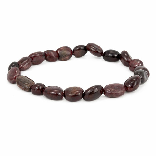 Garnet Small Tumbled Bracelet