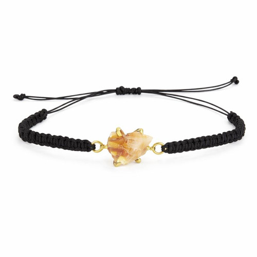 Gemstone String Bracelet ~ Citrine