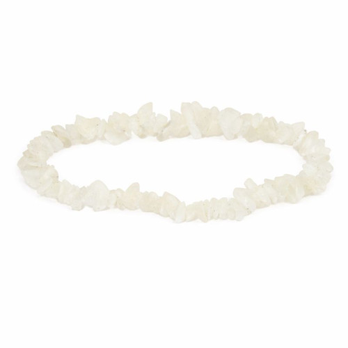 Rainbow Moonstone Chip Bracelet