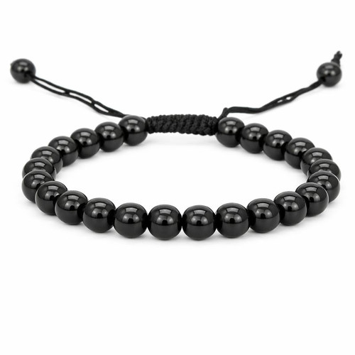 Black Obsidian Adjustable Bracelet