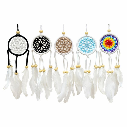 Small Web Catcher with White Feather