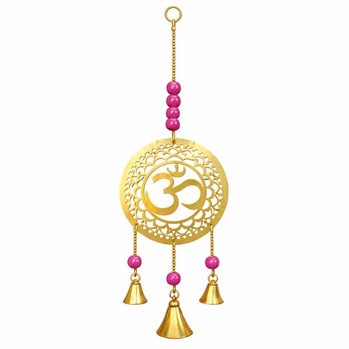 Violet Chakra (Crown Chakra) Brass Wind Chime 11" High