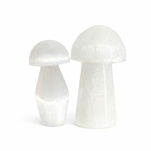 Selenite Mushroom - Sizes Vary