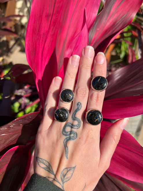Sterling Silver Nuumite Rings