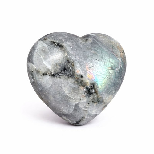 Labradorite Heart Carving