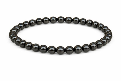 Black Tourmaline Sphere Bracelet 6mm