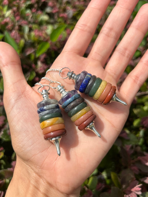 Rainbow Chakra Pendulum