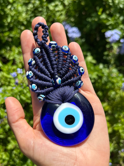 Evil Eye Macrame Wall Hanging