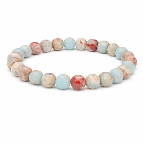 Agalmatolite 6mm Sphere Bracelet