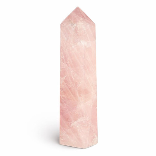 Large Rose Quartz Tower