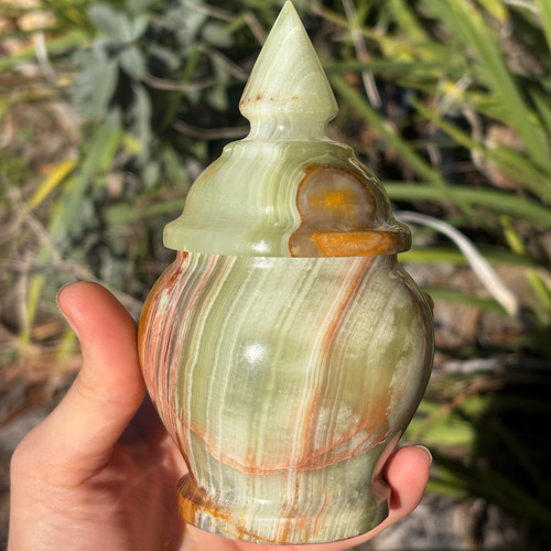 Green Onyx Jar