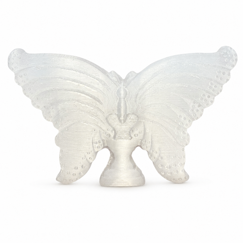 Selenite Butterfly Crystal Carving