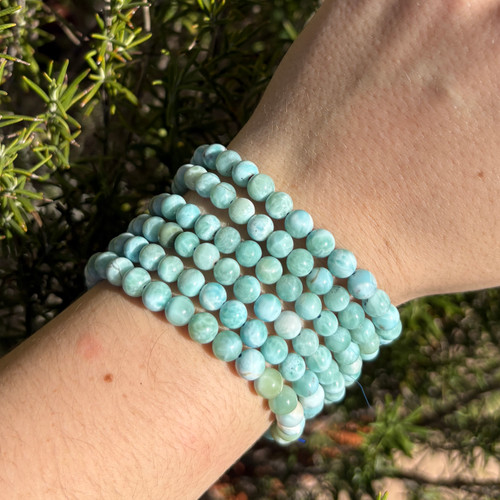 Larimar Sphere Bracelet