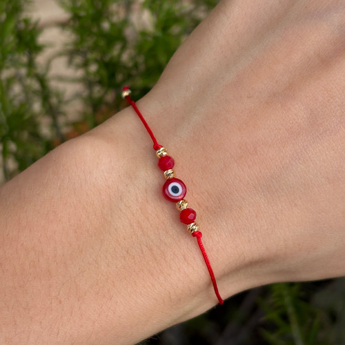 Red Evil Eye Bracelet