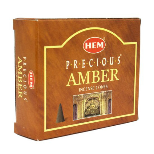 Amber Incense Cones