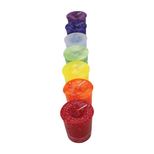 Chakra Reiki Charged Votive Candle