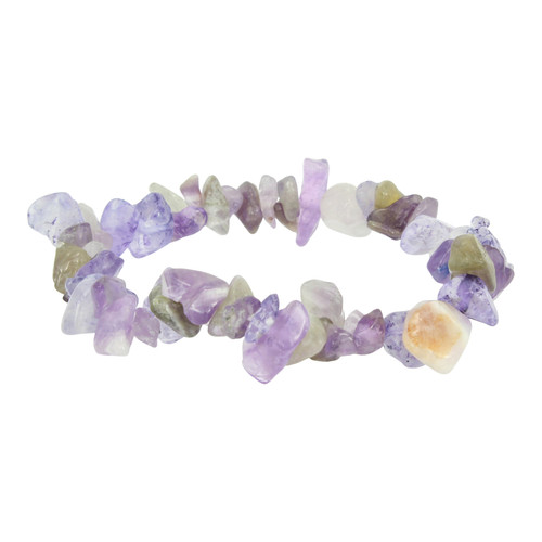 Amethyst Chip Bracelet