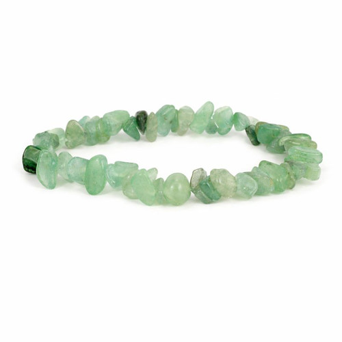 Green Aventurine Chip Bracelet