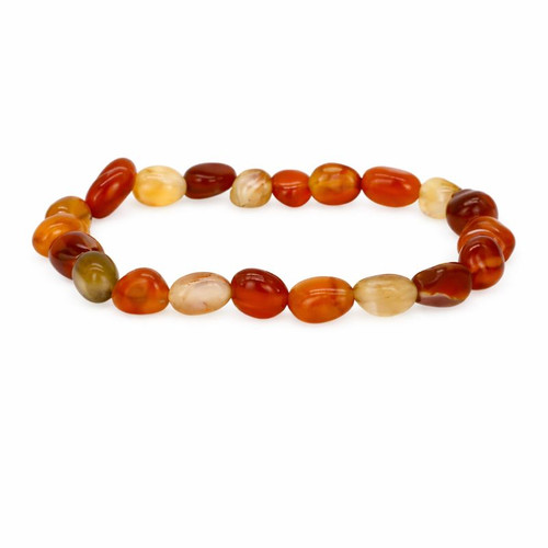 Carnelian Tumbled  Bracelet