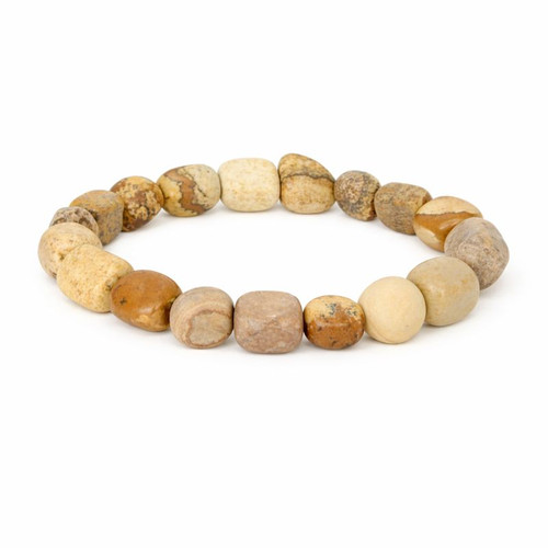 Picture Jasper Tumbled Bracelet