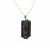Black Tourmaline Raw Crystal Pendant Necklace