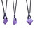 Raw Amethyst Point Necklaces