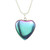 Rainbow Hematite Heart Pendant Necklace